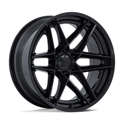 Fuel 1PC FC408 FLIGHT Matte Black W/ Gloss Black Lip wheel
