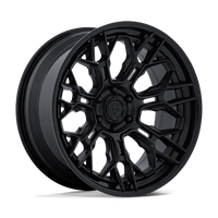 Fuel 1PC FC409 HIVE Matte Black W/ Gloss Black Lip wheel