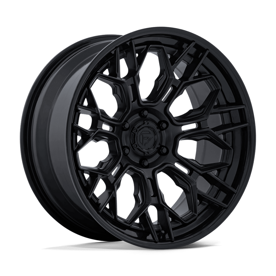 Fuel 1PC FC409 HIVE Matte Black W/ Gloss Black Lip wheel