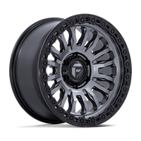 Fuel 1PC FC857 RINCON Matte Gunmetal W/ M-Black Lip wheel