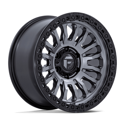 Fuel 1PC FC857 RINCON Matte Gunmetal W/ M-Black Lip wheel