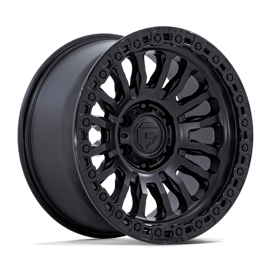 Fuel 1PC FC857 RINCON Matte Black W/ Gloss Black Lip wheel