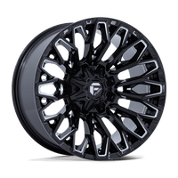 Fuel 1PC FC865 STRIKE Gloss Black Milled wheel