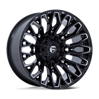 Fuel 1PC FC865 STRIKE Gloss Black Milled wheel