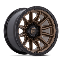 Fuel 1PC FC866 PISTON Matte Bronze W/ Gloss Black Li wheel