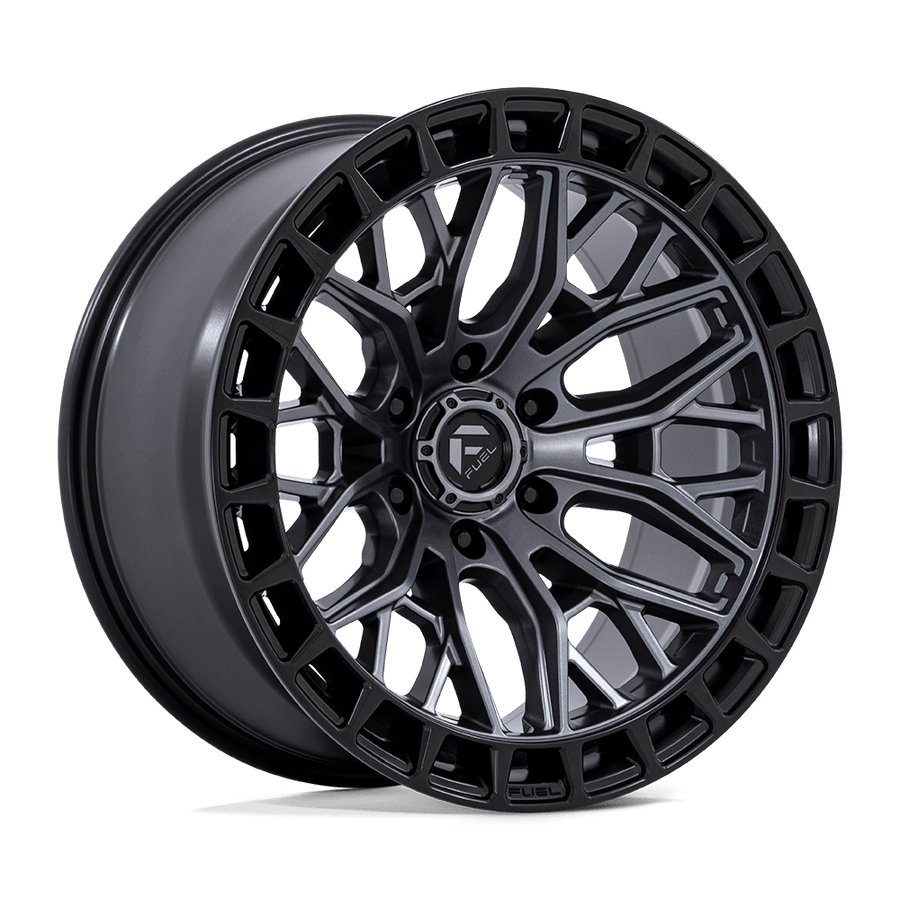 Fuel 1PC FC869 SIGMA Matte Gunmetal W/ M-Blk Lip wheel
