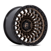 Fuel 1PC FC870 SINISTER Matte Bronze W/ M-Blk Lip wheel