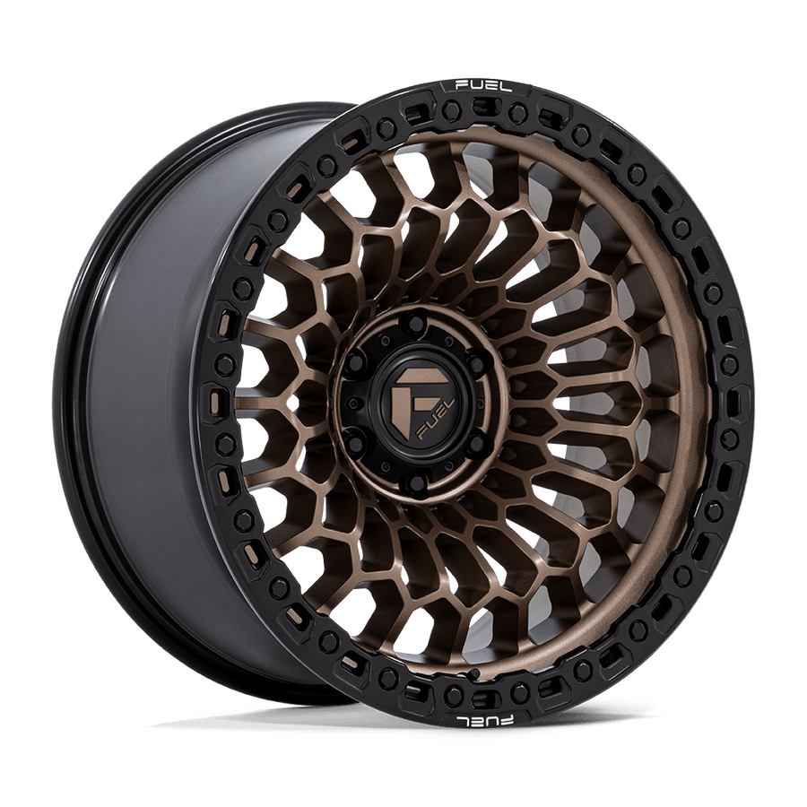 Fuel 1PC FC870 SINISTER Matte Bronze W/ M-Blk Lip wheel
