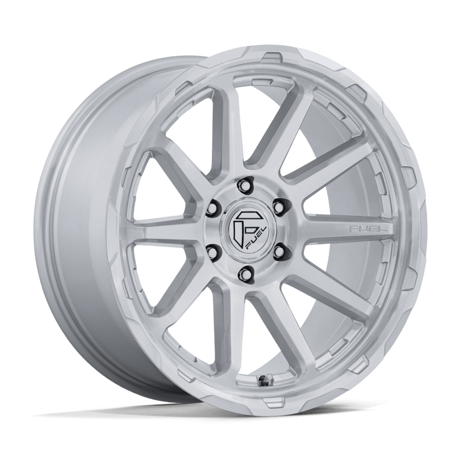 Fuel 1PC FC887 CIRCUIT Gloss Silver W/ Machined Face wheel