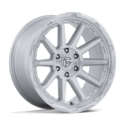 Fuel 1PC FC887 CIRCUIT Gloss Silver W/ Machined Face wheel