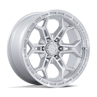Fuel 1PC FC896 HEATHEN Gloss Silver W/ Machined Face wheel