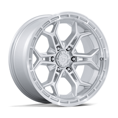 Fuel 1PC FC896 HEATHEN Gloss Silver W/ Machined Face wheel