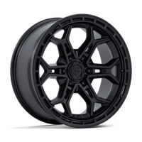Fuel 1PC FC896 HEATHEN Matte Black wheel