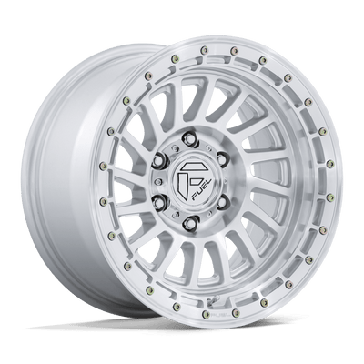 Fuel 1PC FC897 HAVOC Gloss Silver W/ Machined Face wheel