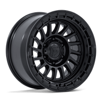 Fuel 1PC FC897 HAVOC Matte Black W/ Gloss Black Lip wheel