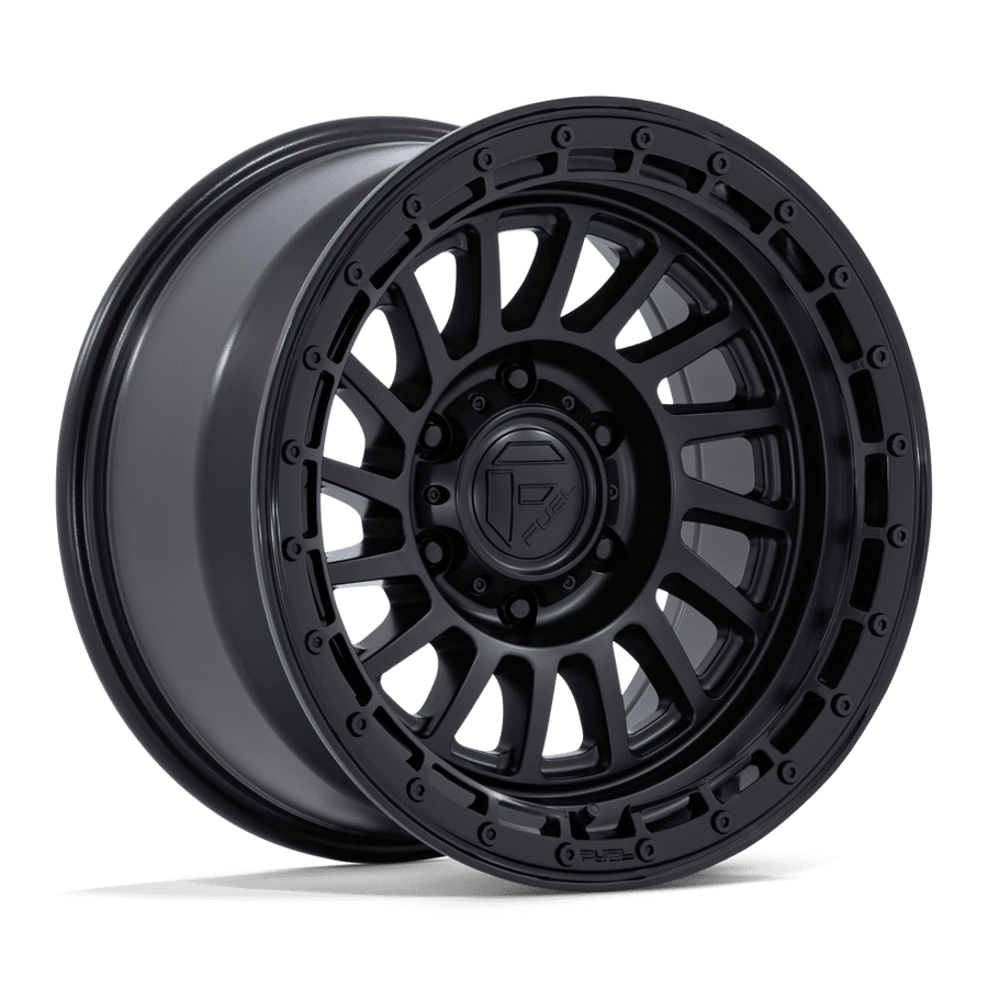 Fuel 1PC FC897 HAVOC Matte Black W/ Gloss Black Lip wheel