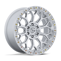 Fuel 1PC FC901 TALON Gloss Silver W/ Machined Face wheel