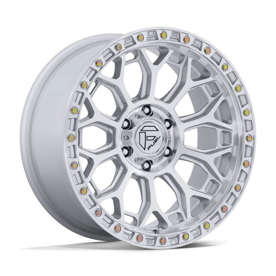 Fuel 1PC FC901 TALON Gloss Silver W/ Machined Face wheel