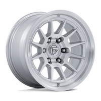 Fuel 1PC FC902 SPUR Gloss Silver W/ Machined Face wheel