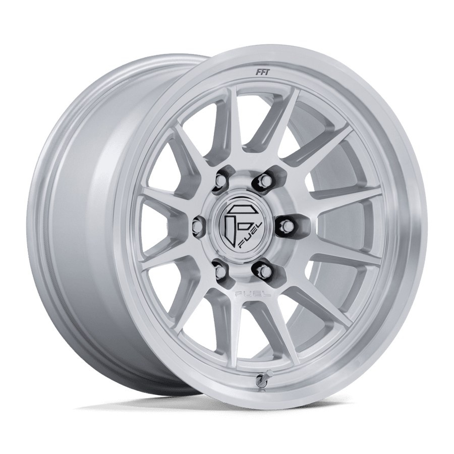 Fuel 1PC FC902 SPUR Gloss Silver W/ Machined Face wheel
