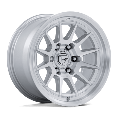 Fuel 1PC FC902 SPUR Gloss Silver W/ Machined Face wheel