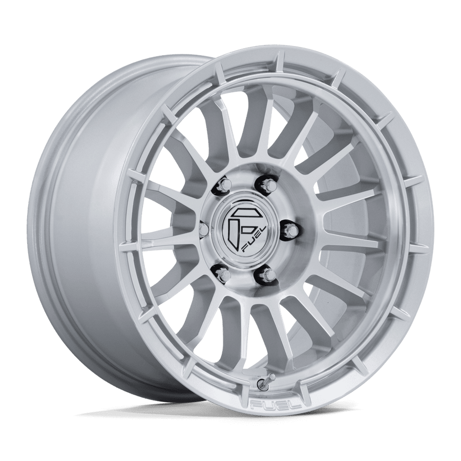 Fuel 1PC FC905 ASCEND Gloss Silver W/ Machined Face wheel