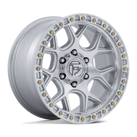 Fuel 1PC FC908 PUMA Gloss Silver W/ Machined Face wheel