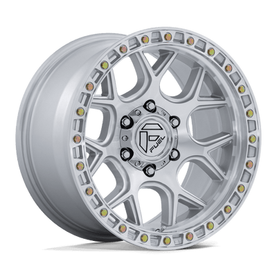 Fuel 1PC FC908 PUMA Gloss Silver W/ Machined Face wheel