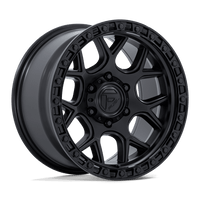 Fuel 1PC FC908 PUMA Matte Black W/ Gloss Black Lip wheel