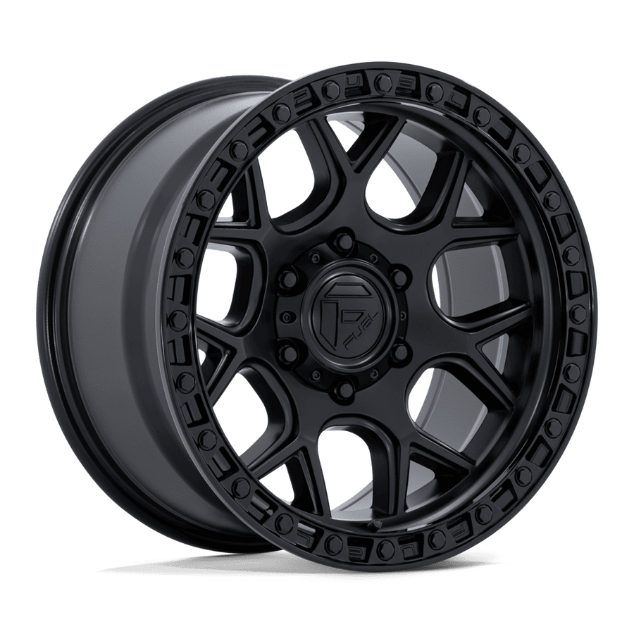 Fuel 1PC FC908 PUMA Matte Black W/ Gloss Black Lip wheel