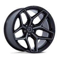 Fuel 1PC FLUX Gloss Black Brush Fc Gray Dddt wheel