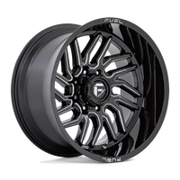 Fuel 1PC D807 HURRICANE Gloss Black Milled wheel