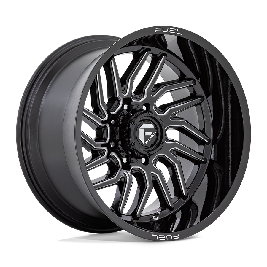 Fuel 1PC D807 HURRICANE Gloss Black Milled wheel