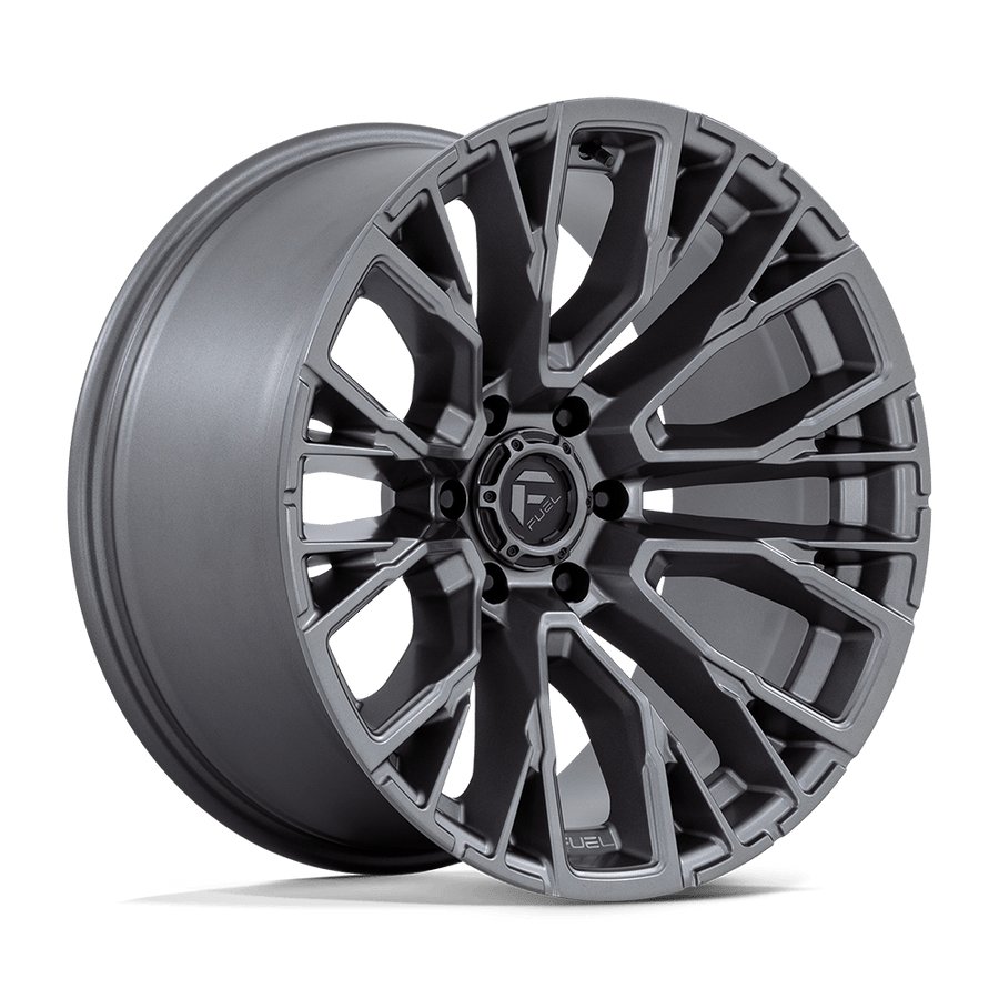 Fuel 1PC D848 REBAR Matte Gunmetal wheel