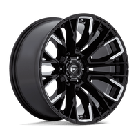 Fuel 1PC D849 REBAR Gloss Black Milled wheel