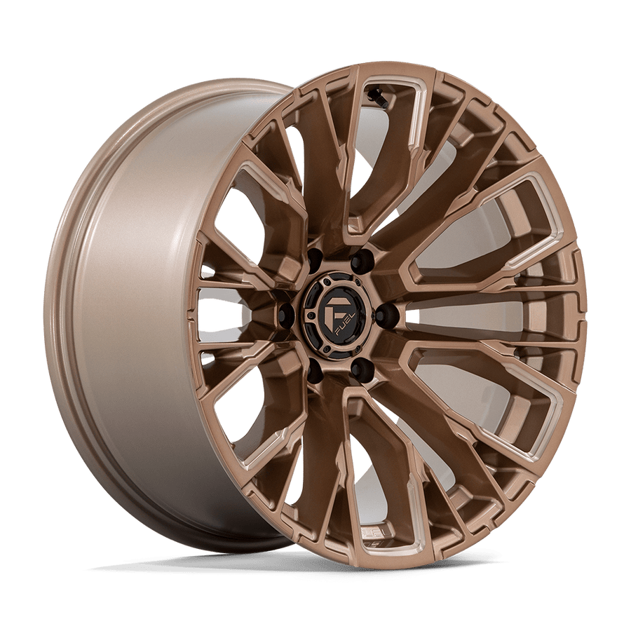 Fuel 1PC D850 REBAR Platinum Bronze Milled wheel
