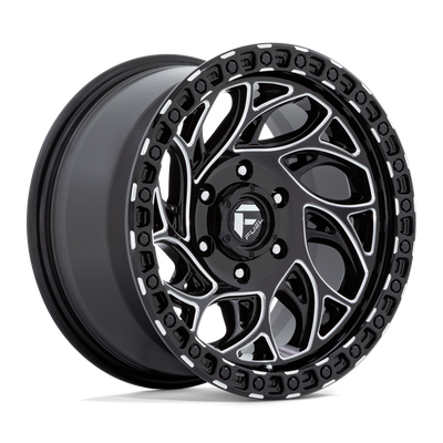 Fuel 1PC D840 RUNNER OR Gloss Black Milled wheel
