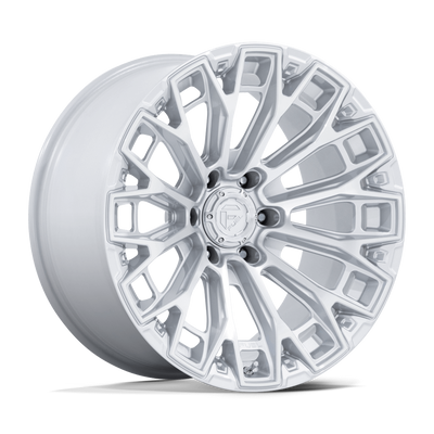 Fuel 1PC FC882 TRAX Gloss Silver W/ Machined Face wheel