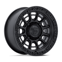 Fuel UTV FV832 CYCLE UTV Matte Black W/ Gloss Black Lip wheel