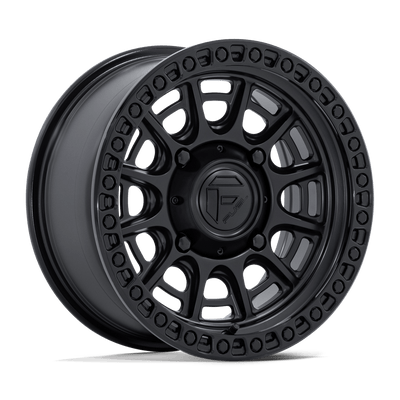 Fuel UTV FV832 CYCLE UTV Matte Black W/ Gloss Black Lip wheel