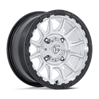 Fuel UTV FV866 PISTON UTV Hyper Silver Mach-Fc M-Blk Lip wheel