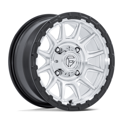 Fuel UTV FV866 PISTON UTV Hyper Silver Mach-Fc M-Blk Lip wheel