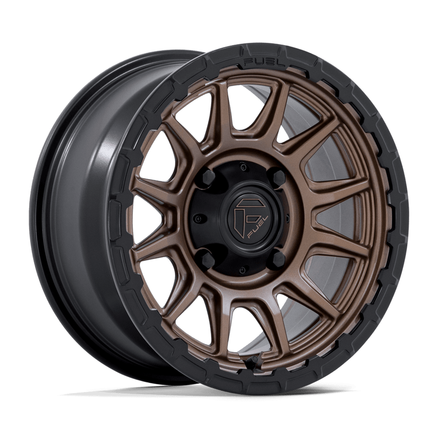 Fuel UTV FV866 PISTON UTV Matte Bronze W Matte Black Lip wheel