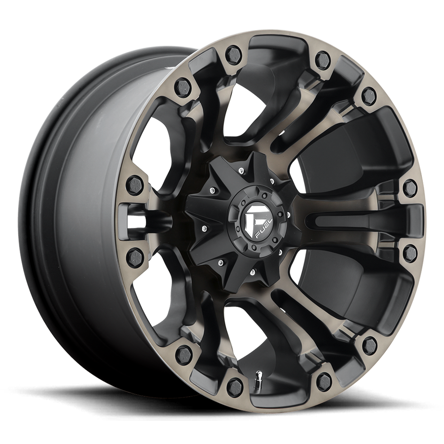Fuel 1PC D569 VAPOR Matte Black Double Dark Tint wheel