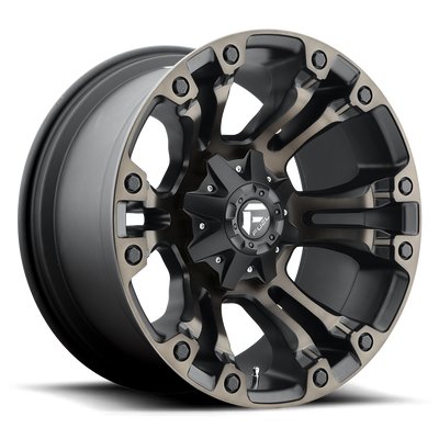 Fuel 1PC D569 VAPOR Matte Black Double Dark Tint wheel