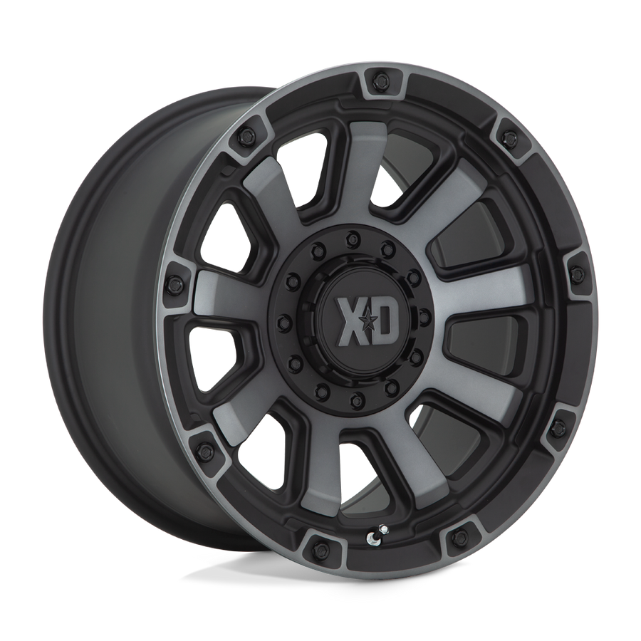 XD XD852 GAUNTLET Satin Black W/ Gray Tint wheel