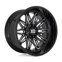 XD XD859 GUNNER Gloss Black Milled wheel