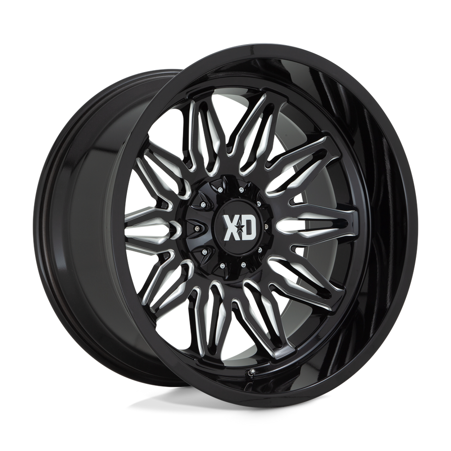 XD XD859 GUNNER Gloss Black Milled wheel