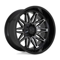 XD XD859 GUNNER Gloss Black Mach W/ Gray Tint wheel