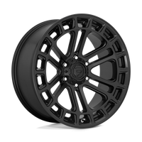 Fuel 1PC D718 HEATER Matte Black wheel